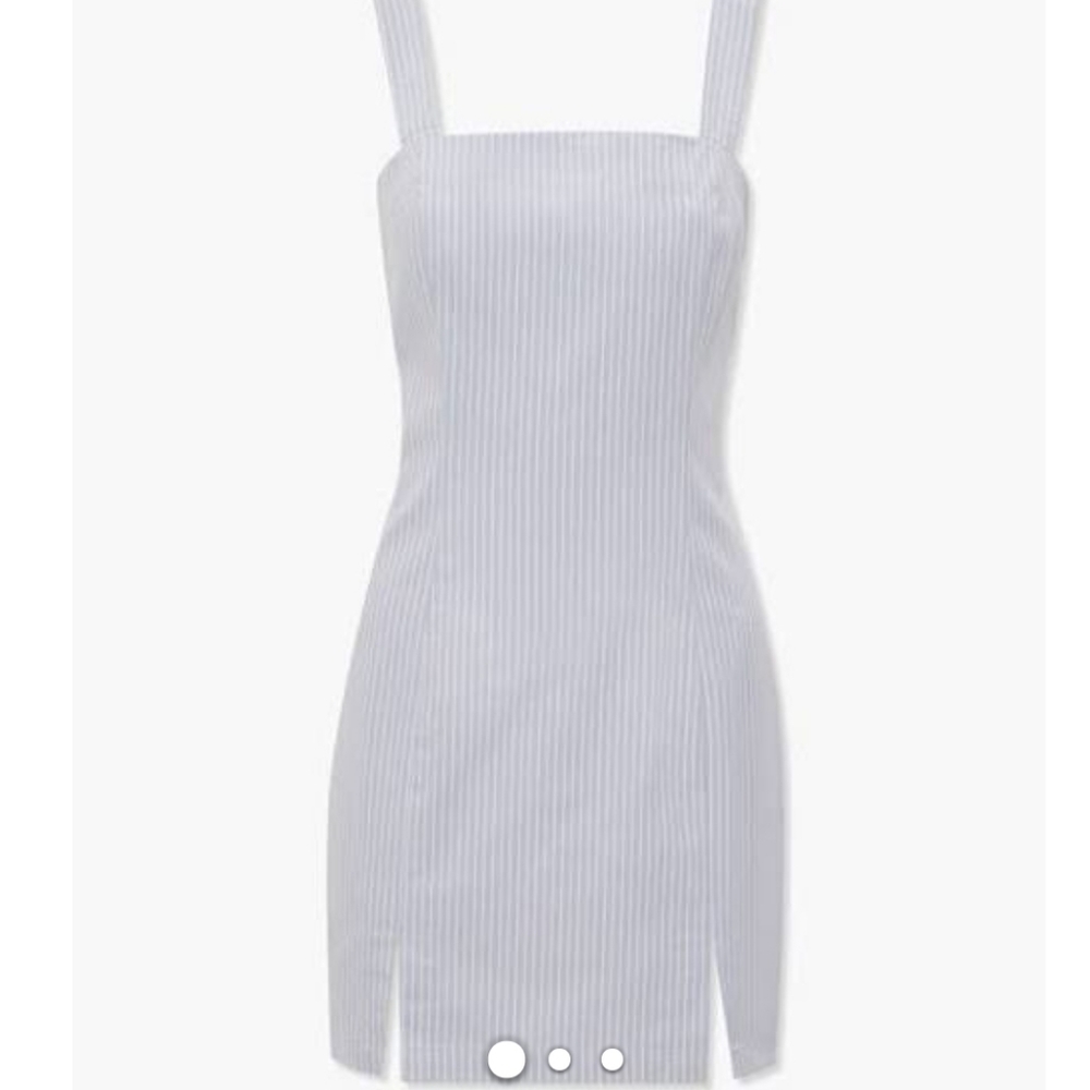 Cute blue striped dress